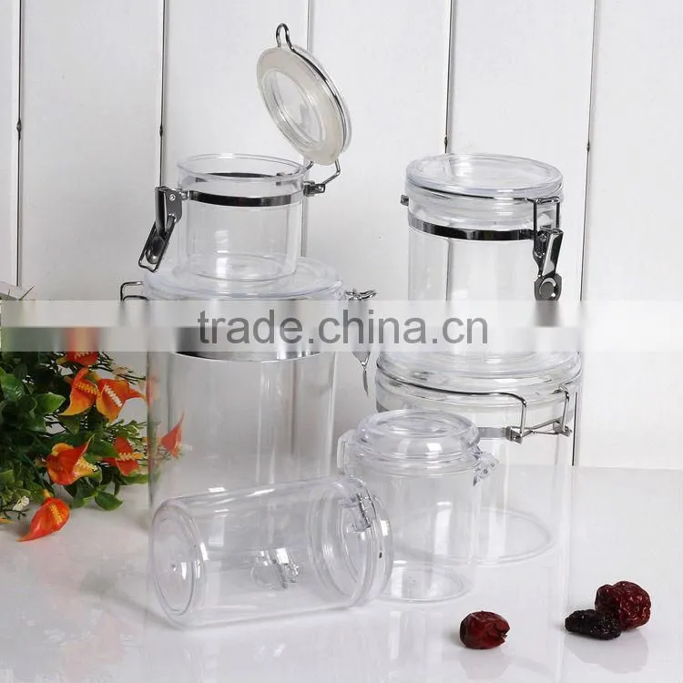 Plastic Type and Plastic Body Material kilner jar with clip