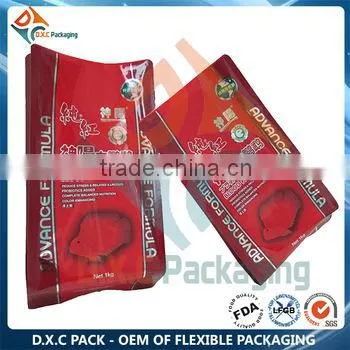 5kg Metallic Laminated Side Gusset Bag For Fish Food / Fish Feed