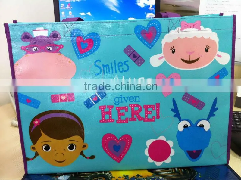 Low Price High Quality Logo Printed Non Woven Tote Bag