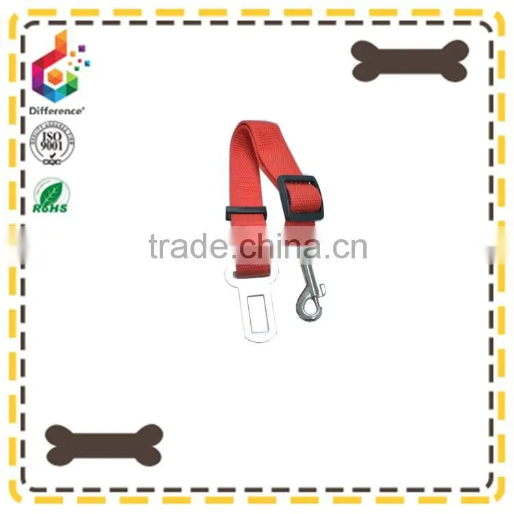 Red nylon rope adjustable dog collars