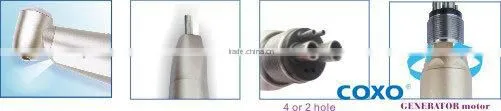 led inner channel low speed handpiece with generator (4 or 2 hole)
