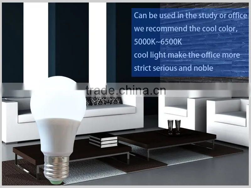 8W 10W 12W E27 LED bulb lamp High Quality Pure aluminum led lamp led E27 A19 bulb light
