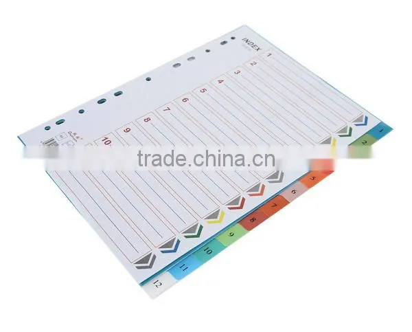 A4 file folder Index paper