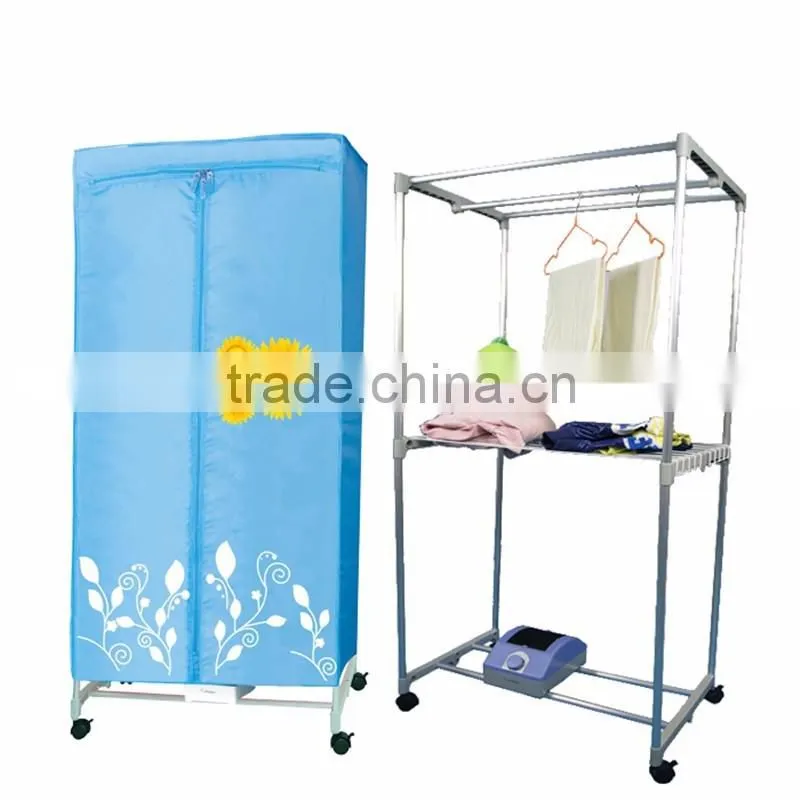 Hot selling round wardrobe type portable clothes air dryer