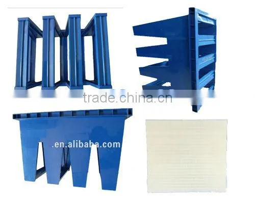 pocket air filter frame for rigid filters/V-bank ABS plastic frame
