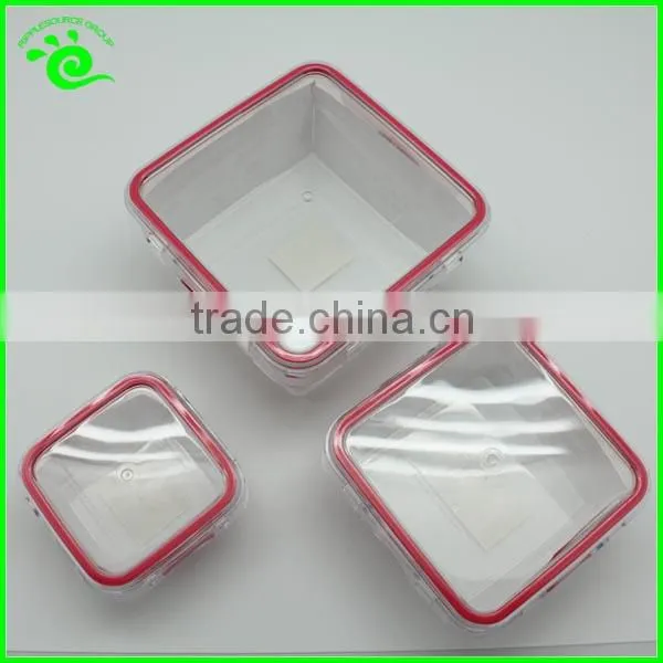 Set 3 Plastic Food Storage Containers