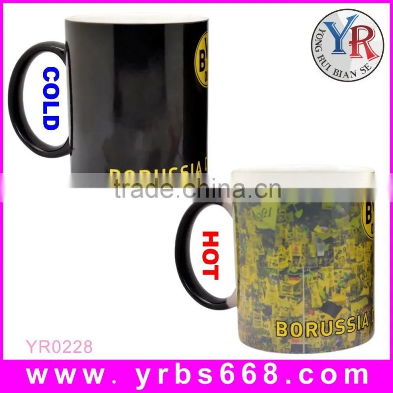 Promotional gift innovative products photo ceramic magic tea mug