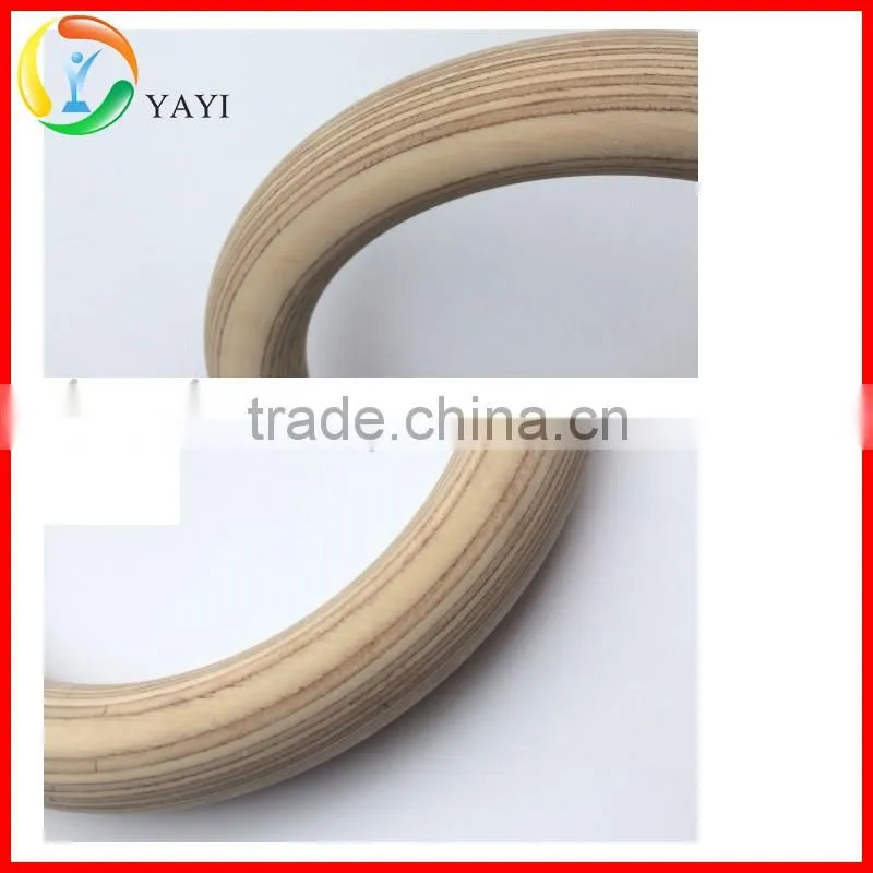 Olympic Strength Training Wooden Gym Ring