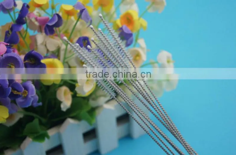 Factory Price Stainless Steel Metal Straw Brush Cleanser Cleaner
