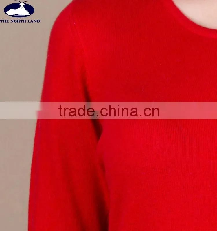 2016 New Fashion Ladies' C Neck Long Pullover WSW15091007L