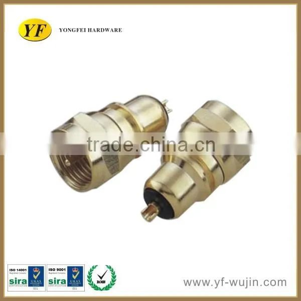 Custom Turning Brass Terminal Connector, Communication Connector, Electrical Pcb Terminal Connector