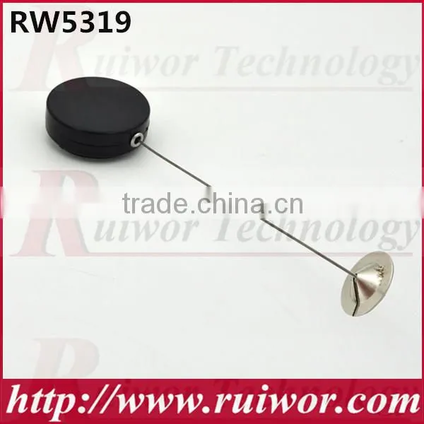 retractable anti-theft pull box with security cable
