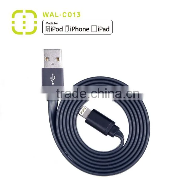 Newly customized MFI flat cable with PVC housing