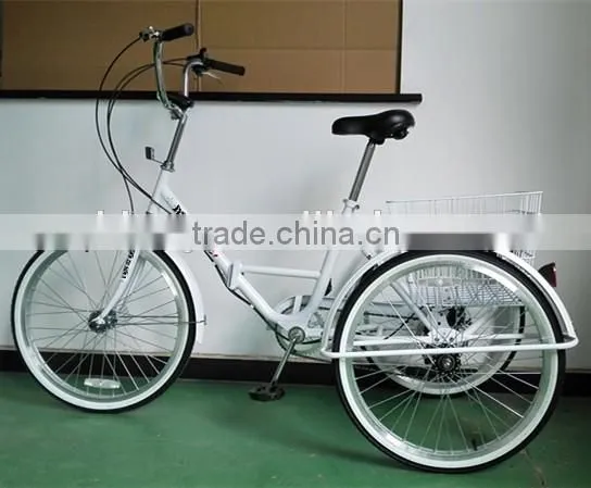 24 inch 6-Speed Folding Tricycle