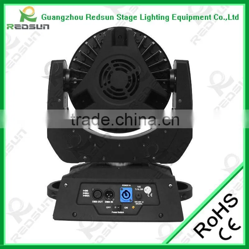 Lowest price!!LED ZOOM wheel roating Moving head 36pcs10W gobo beam sharpy dimmer fluorescent motorized linear stage light