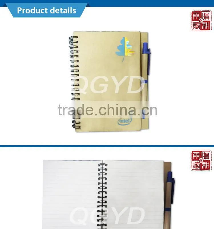 a5 twin coil spiral notepad with pencil