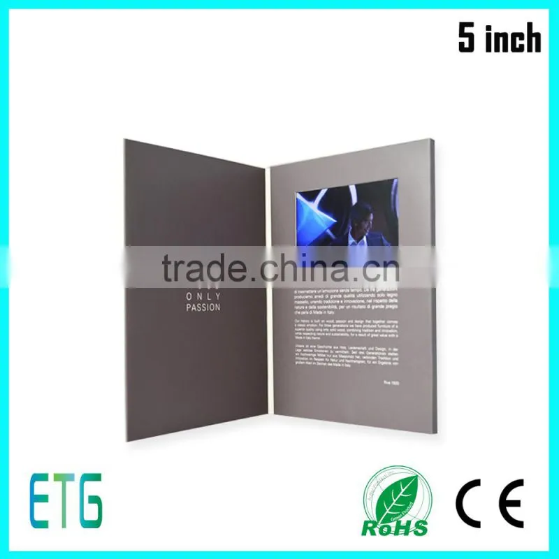 new 2016 promotional video brochure, touch screen wifi lcd video brochure, hot avi sex mp4 hd 7 inch video brochure