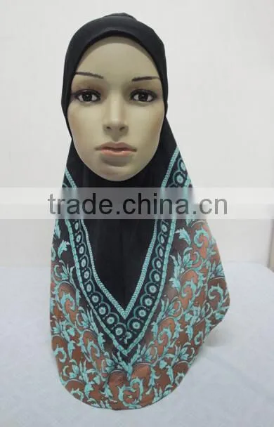 H294 latest muslim hijab with beautiful prints,muslim scarf