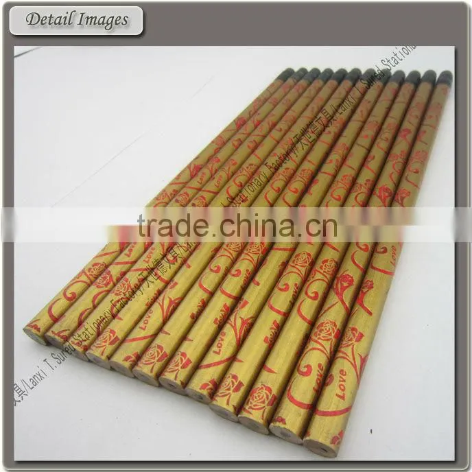 Foil Natural Wooden HB Pencil In Bulk