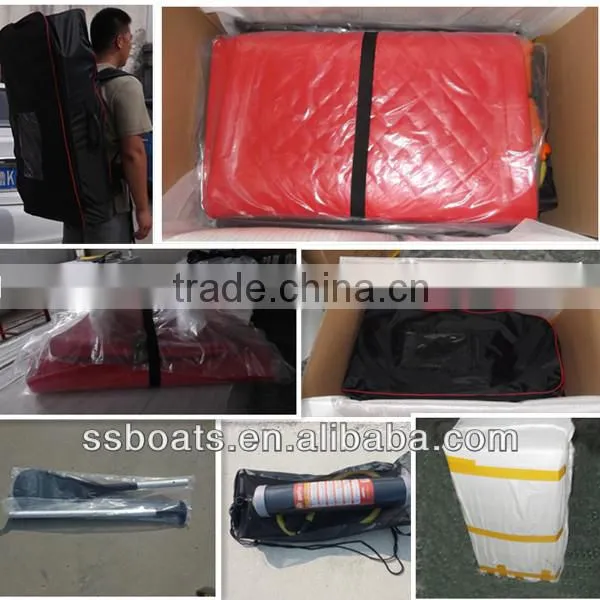 PVC outdoor sport inflatable boat drifting