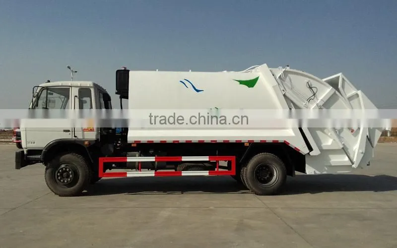 GOOD PRICE Dongfeng 153 12CBM white color Compactor Garbage Truck