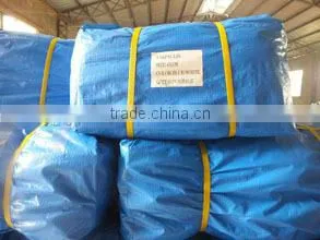 factory direct fabric tarp PP sliver/blue triangle plastic rope waterproof anti-aging antioxidant manufacture directly hot sell