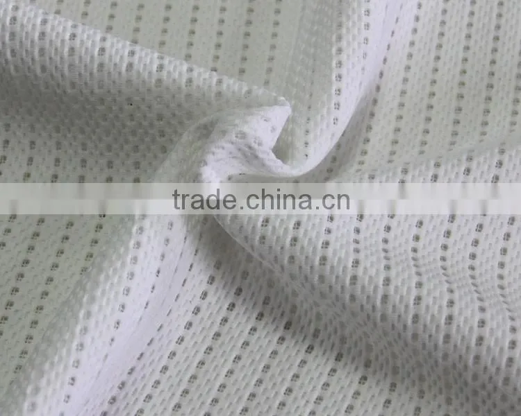 white dress making fabric polyester mesh