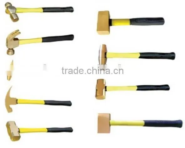 Non sparking safety tool sledge hammers