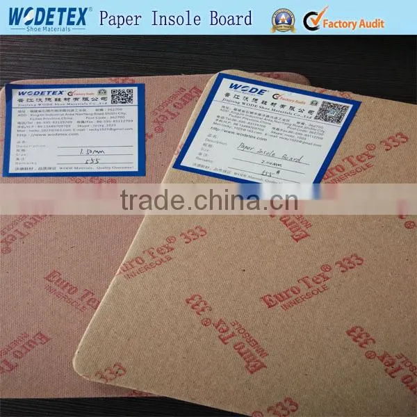 Paper Insole Board and Texon Shoe Insole for Insole Paper Board