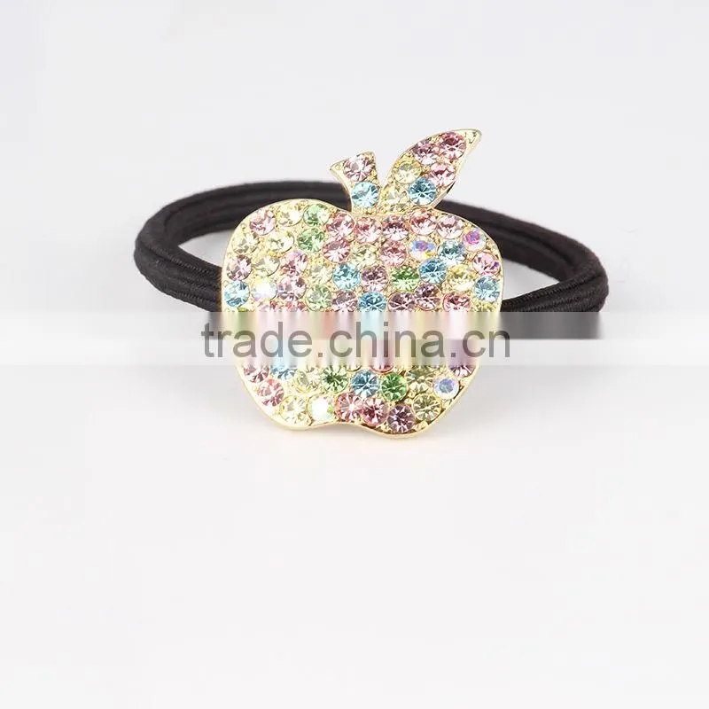 Rhinestone crystal Elastic hair scrunchie , cheap hair accessories