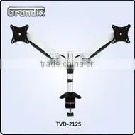 Four arm laptop monitor stand