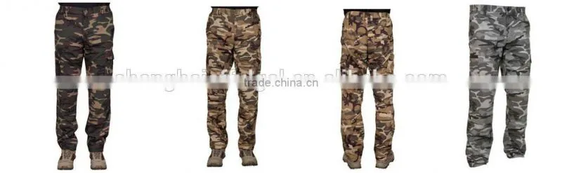2015 Latest design Mens cotton camo vest