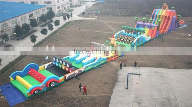 100X8 Filial Play Inflatable Obstacle Course for Sale