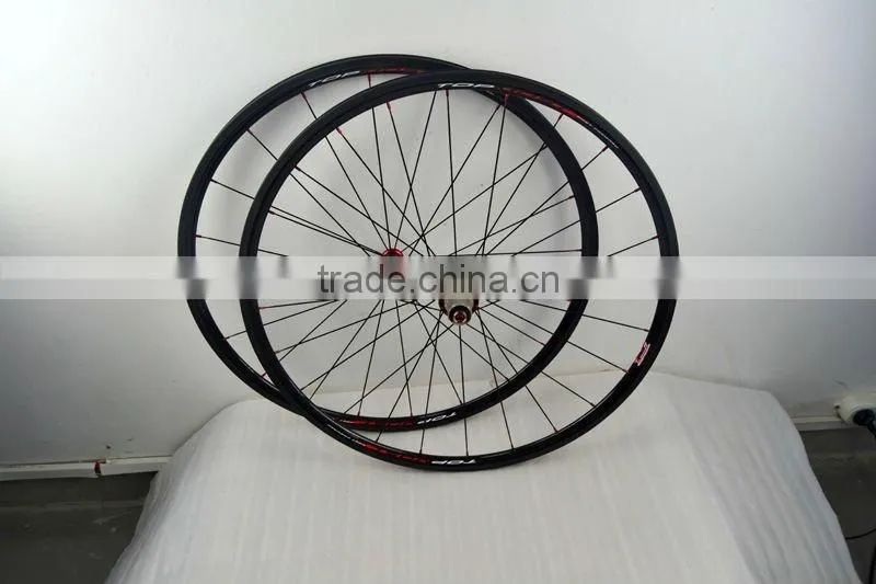 24mm carbon clincher bike road wheels set