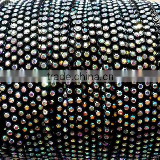 SS8 single rhinestone cup chain