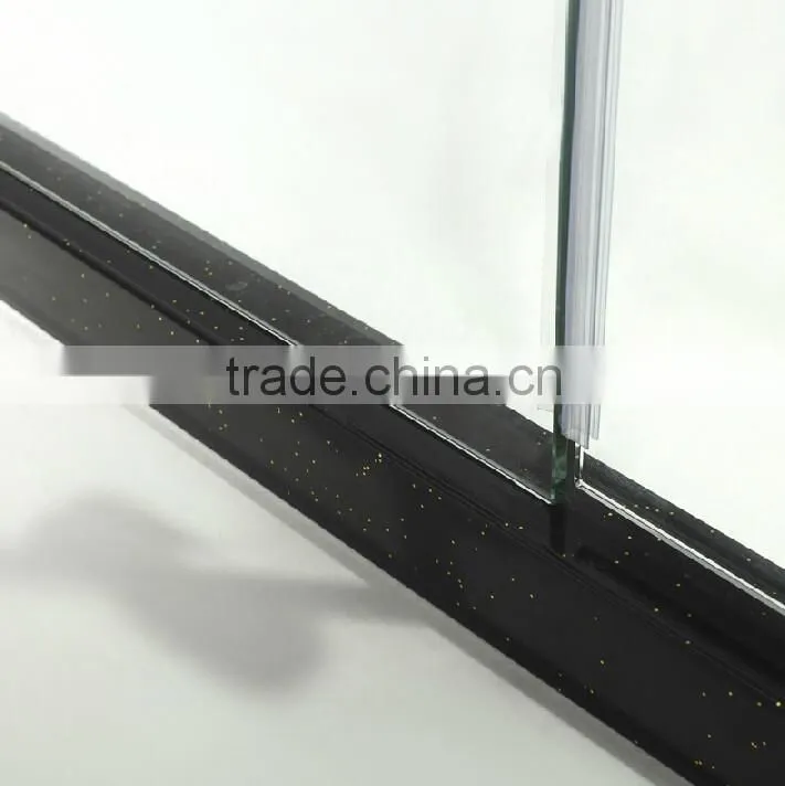 2015 high quality corner pannel glass shower door