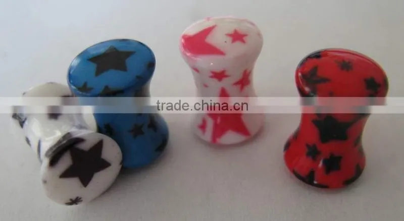 Fake Plug with Crystal stone