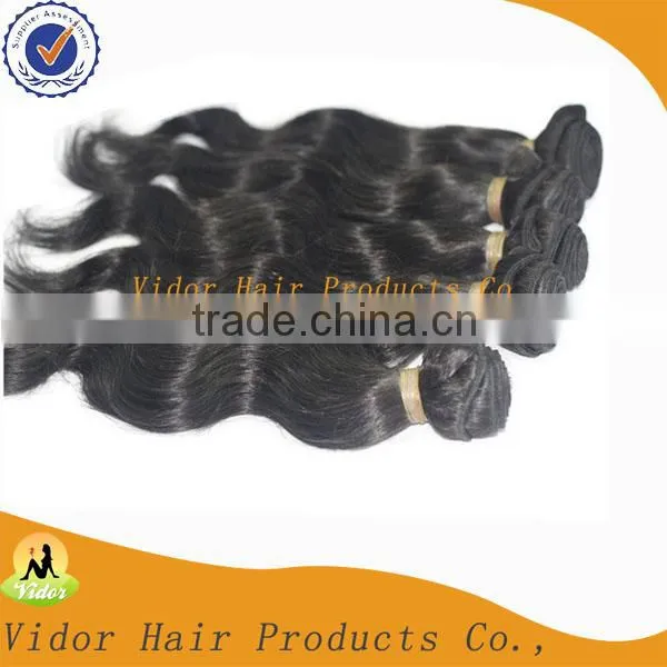 New Arrival Shedding Free Natural Black Body Wave Brazilian Curly Hair Wholesale Weave In New York