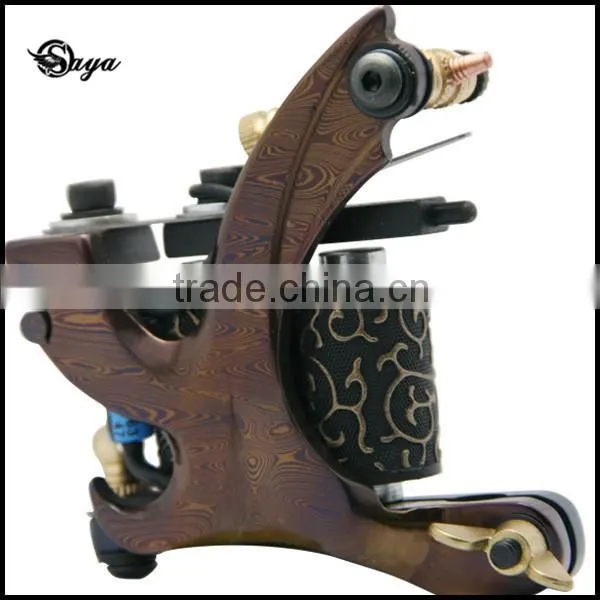 Wholesale10 Warp Coils Damascus Steel Tattoo Gun