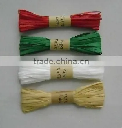 Red White Twisted Paper Twine