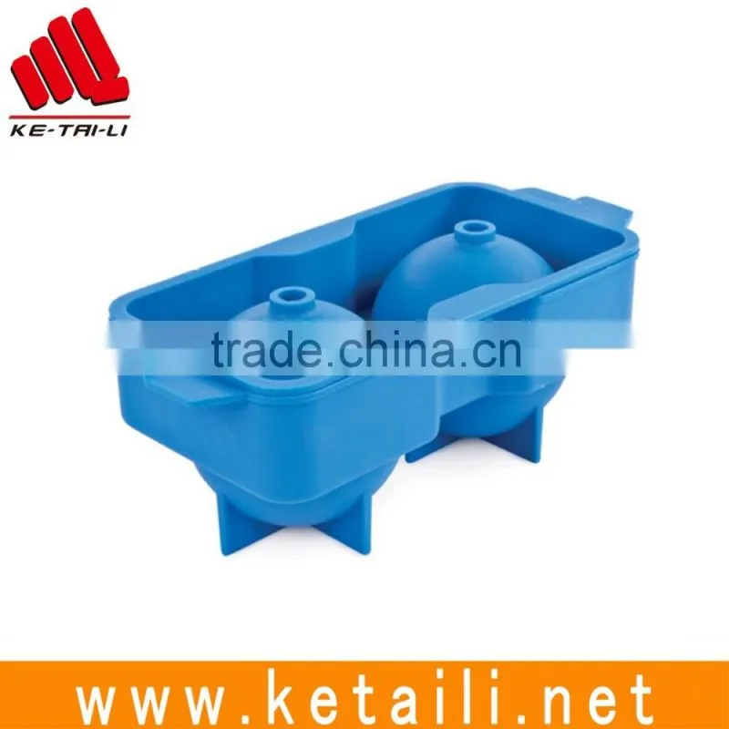 2016 hot selling silicone Ice tray personalized ice cube tray in ball shape made in china