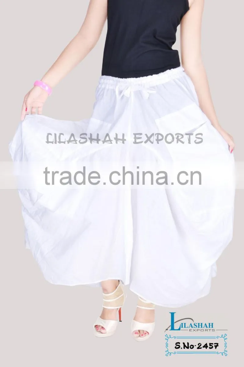 2457 Cotton Skirts Garments Supplier Algadon Falda Coton Jupe cotton beachwear summer dress