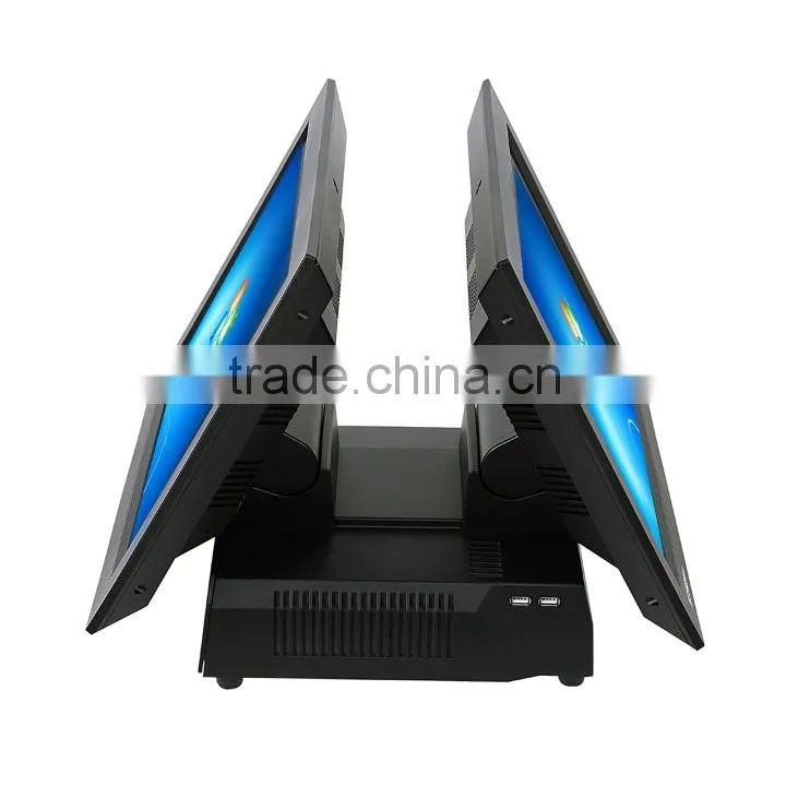 IZP015 2015 Pos All In One Pos System Dual Screen Lowest Price