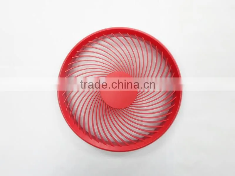 2014 latest red plastic fan mould
