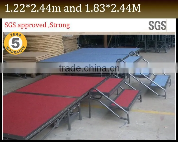 1.22*2.44m Cheap Hot Sell Mobile Portable Church Stage JC-P13