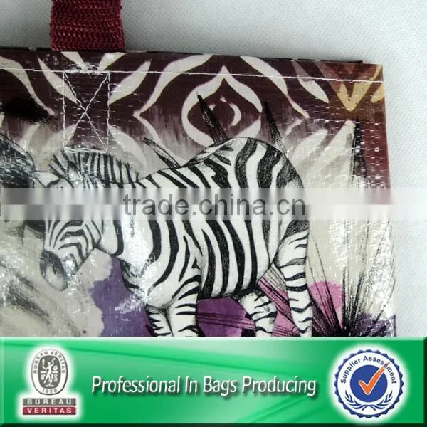 Custom Cheap Recyclable PP Woven Laminated Bag Shooping Bag