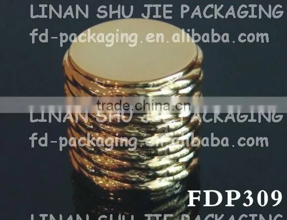 Perfume bottle cap,ABS Metalized cap with PP inside