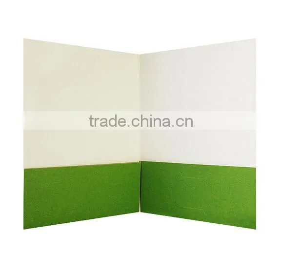 Single pocket folder printing