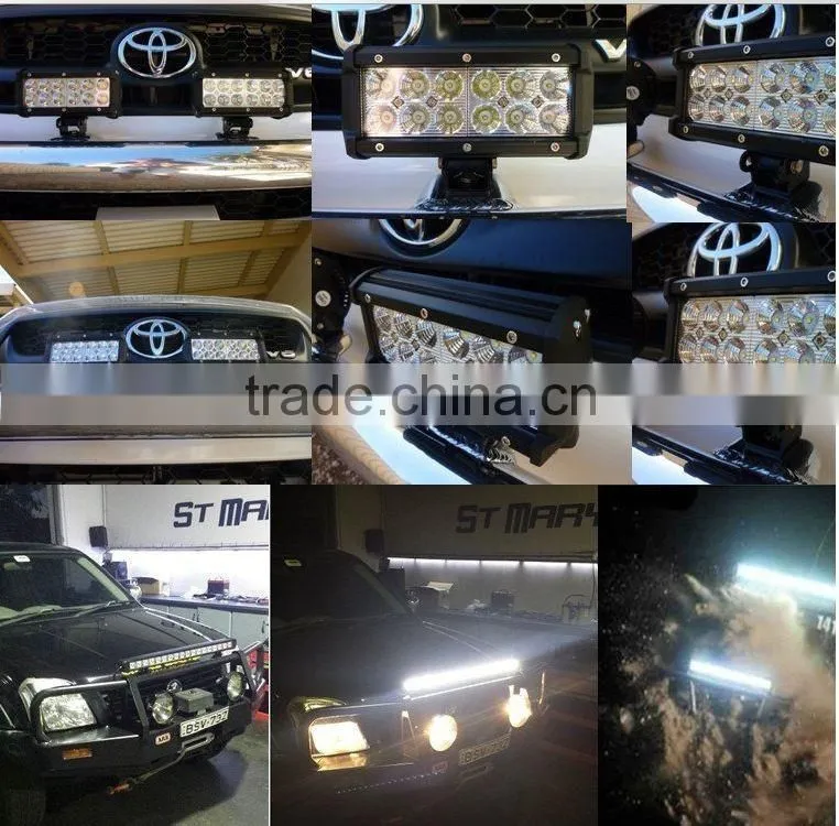 factory direct sell off road led light bar long lifespan car led light bar CE, ROHS 60w led driving light bar