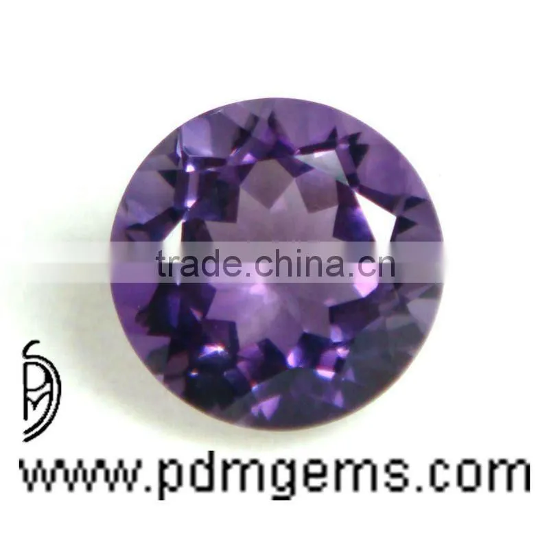 Amethyst Semi Precious Gemstone Round Cut Gemstone For Jewelry From Manufacturer/Wholesaler